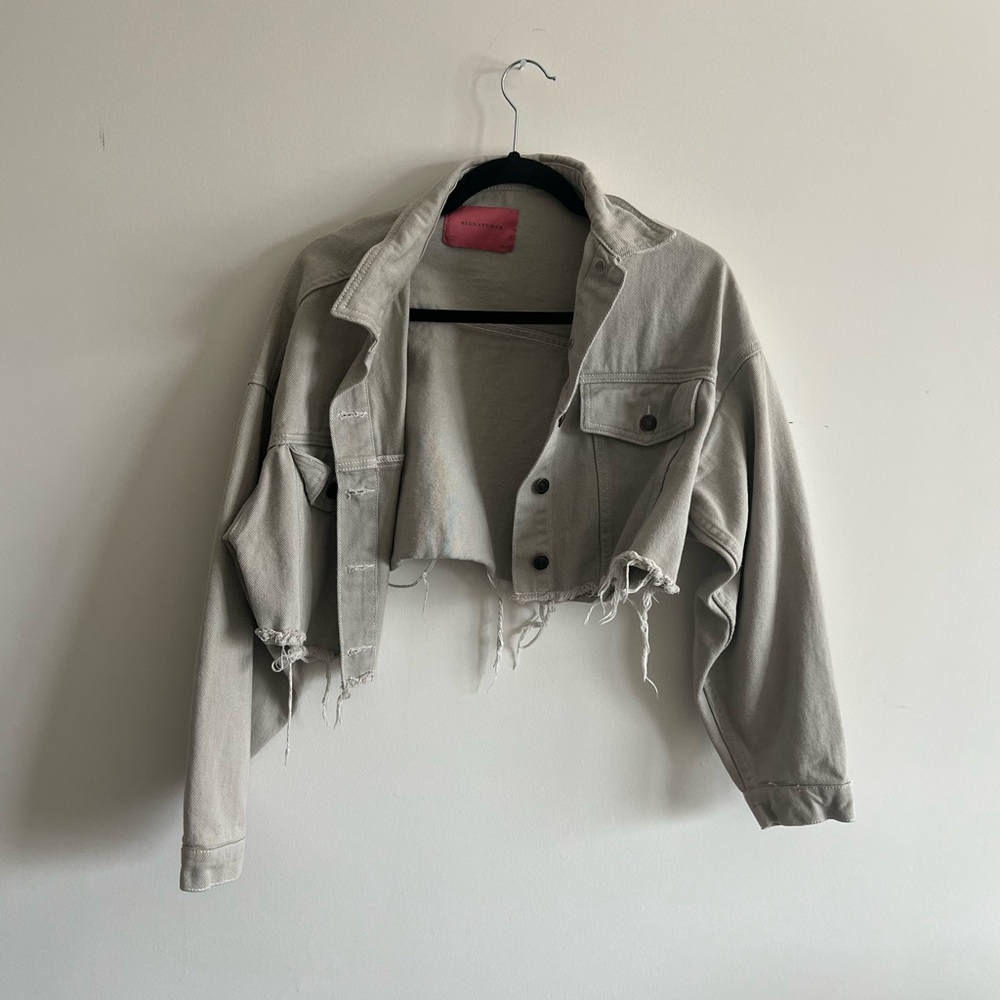 Crop Jean jacket